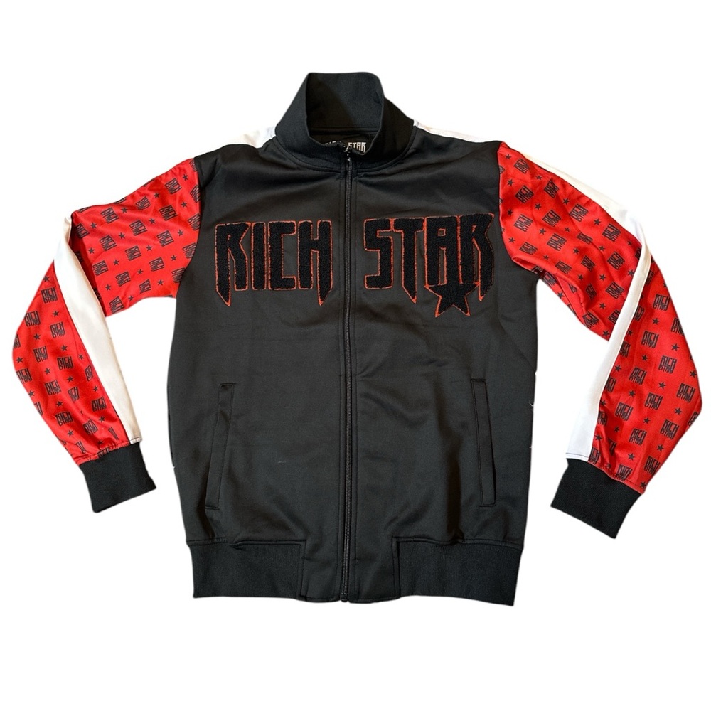 Red and Black Bomber Jacket